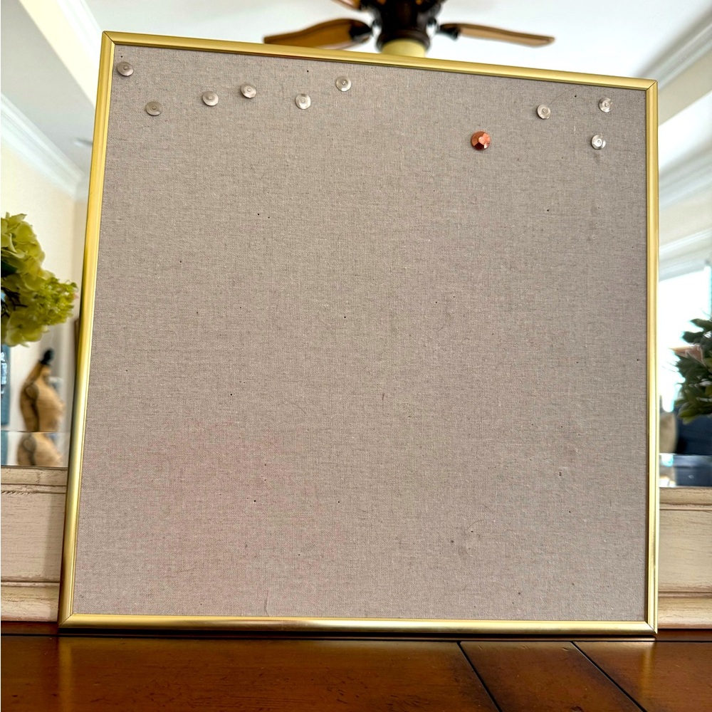 Hobby Lobby Gold Framed Bulletin Board
